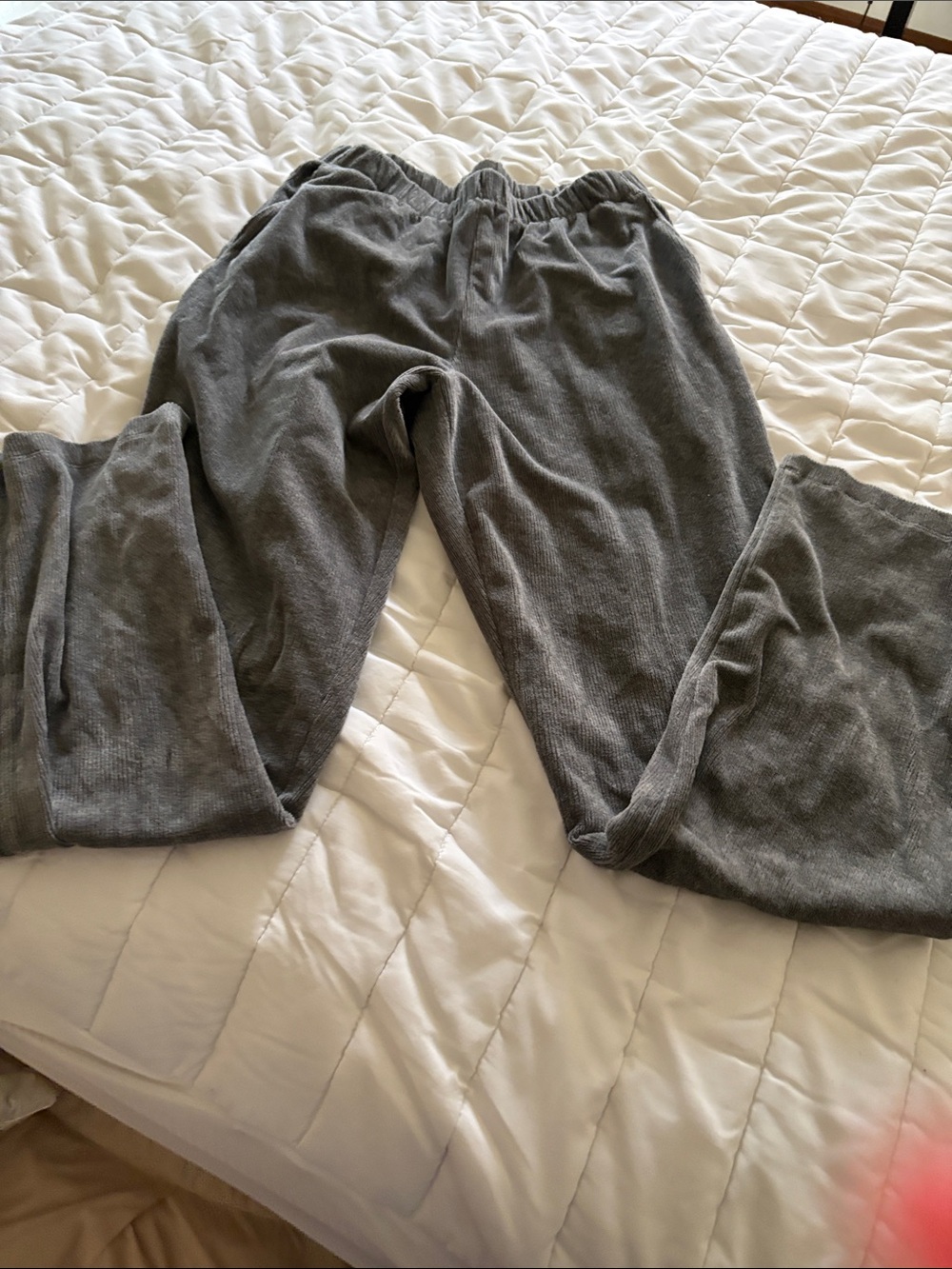 Grey Adults Med Tall corduroyPants